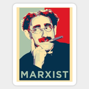 Groucho Marxist (Hope Parody) Sticker